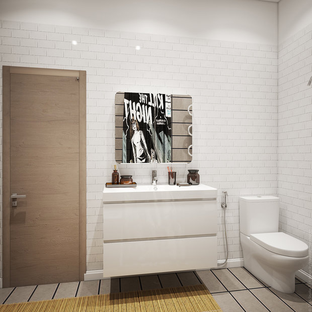 Фото из портфолио Женский лофт – фотографии дизайна интерьеров на INMYROOM