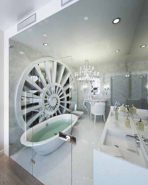 Фото из портфолио Кртира 190 кв.м. в ММДЦ "Москва-Сити" – фотографии дизайна интерьеров на INMYROOM