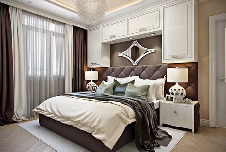 Современная роскошная спальня