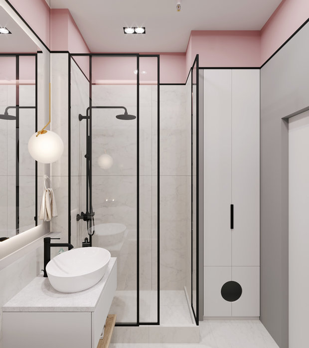 Фото из портфолио Квартира 40 м2 для девушки в ЖК Лайнер – фотографии дизайна интерьеров на INMYROOM