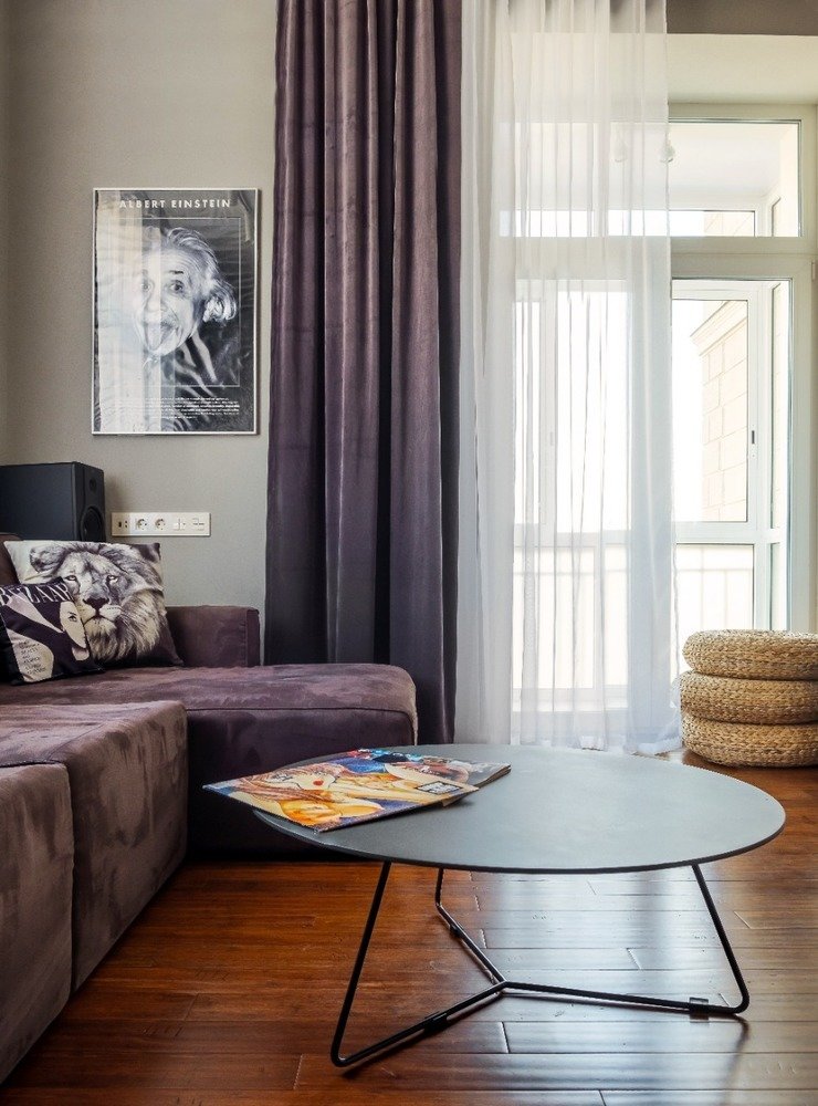 Фотография: Гостиная в стиле Современный, Квартира, Проект недели, Москва, Павел Алексеев, Сталинка, 4 и больше, Более 90 метров, Светлана Алексеева – фото на INMYROOM