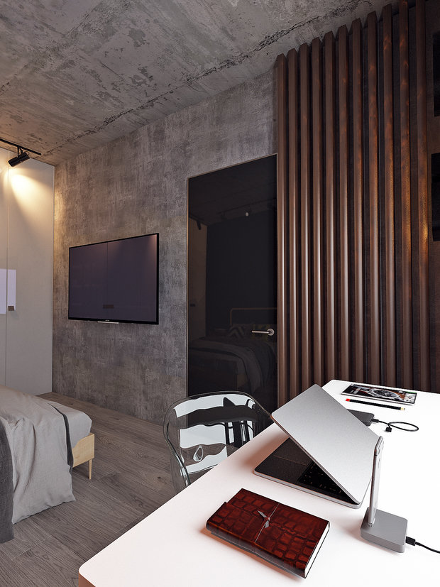 Фото из портфолио Кирпич в интерьере. Лофт  – фотографии дизайна интерьеров на INMYROOM