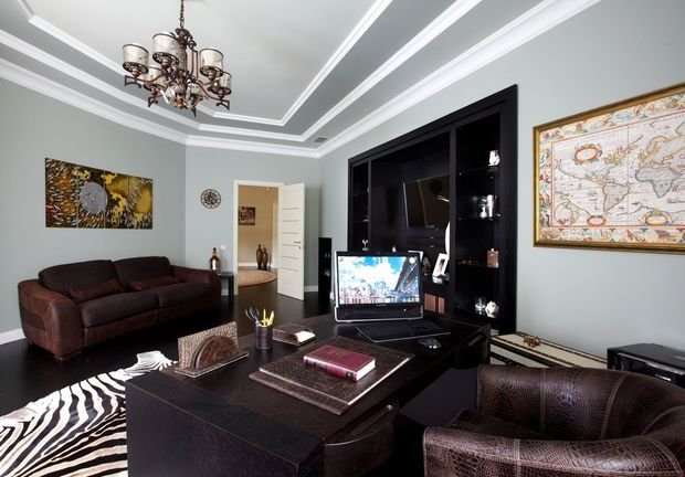 Фото из портфолио Загородный дом в стиле фьюжн – фотографии дизайна интерьеров на INMYROOM