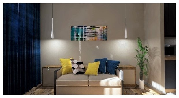 Фото из портфолио Студия в Звенигороде – фотографии дизайна интерьеров на INMYROOM