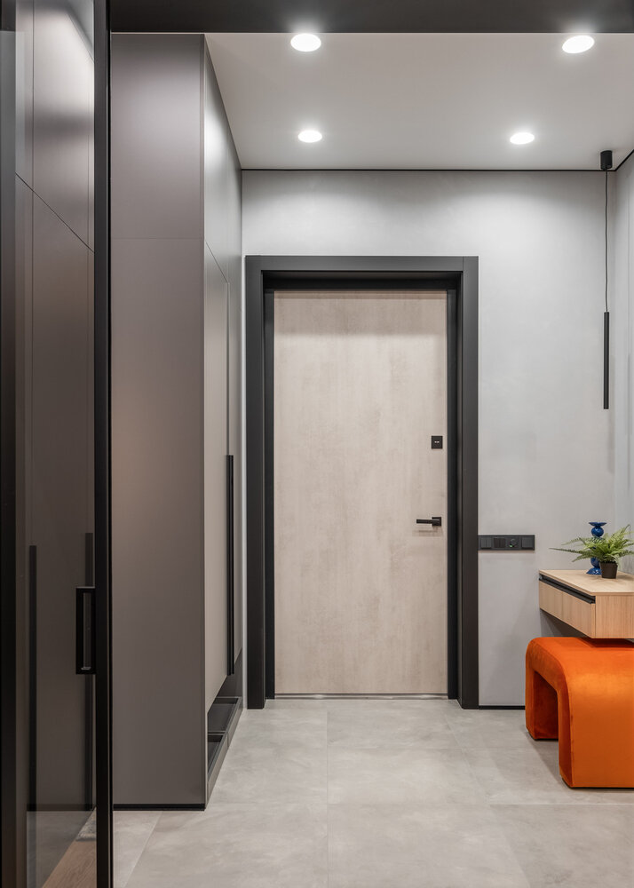 Фотография: Прихожая в стиле Современный, Квартира, Проект дня, Москва, 2 комнаты, 60-90 метров, современный с элементами минимализма и арт-деко, Маргарита Макурина – фото на INMYROOM Фотография: Прихожая в стиле Современный, Квартира, Проект дня, Москва, 2 комнаты, 60-90 метров, современный с элементами минимализма и арт-деко, Маргарита Макурина – фото на INMYROOM