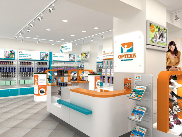 Фото из портфолио Retail chain orthopedic salons Orteca – фотографии дизайна интерьеров на INMYROOM