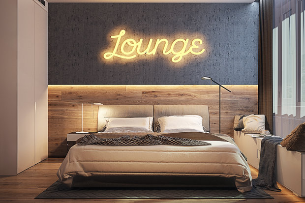 Фото из портфолио Спальня контрастов – фотографии дизайна интерьеров на INMYROOM