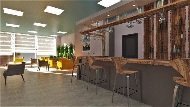 Фото из портфолио Лобби-бар в гостинице – фотографии дизайна интерьеров на INMYROOM