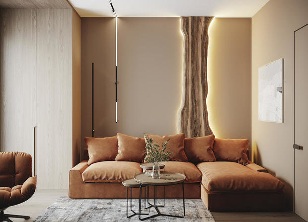 Фото из портфолио Современный стиль с яркими акцентами в ЖК Привилегия - 202 кв. метра – фотографии дизайна интерьеров на INMYROOM