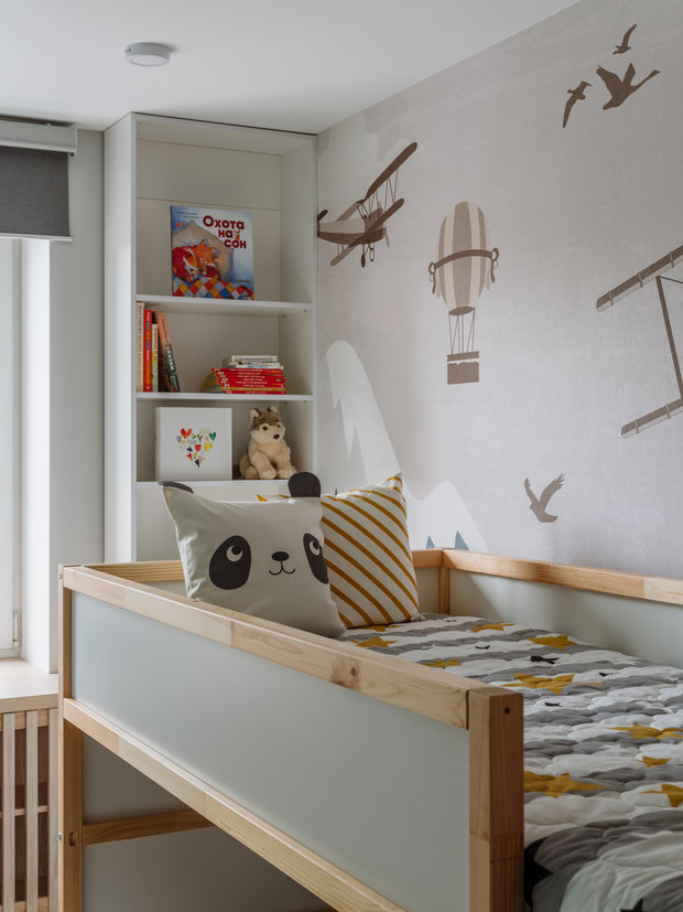 Фотография: Детская в стиле Скандинавский, Квартира, Проект недели, Москва, 3 комнаты, 40-60 метров, Carton Group – фото на INMYROOM
