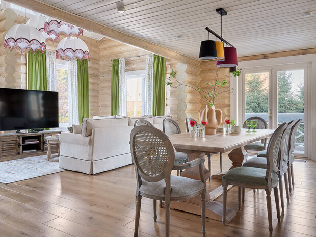 Фотография: Кухня и столовая в стиле Прованс и Кантри, Винтажный, Дом, Проект недели, Дом и дача, Ирина Васильева, 4 и больше, Более 90 метров, студия SVETLITSA, Калязин, Александра Лапина – фото на INMYROOM