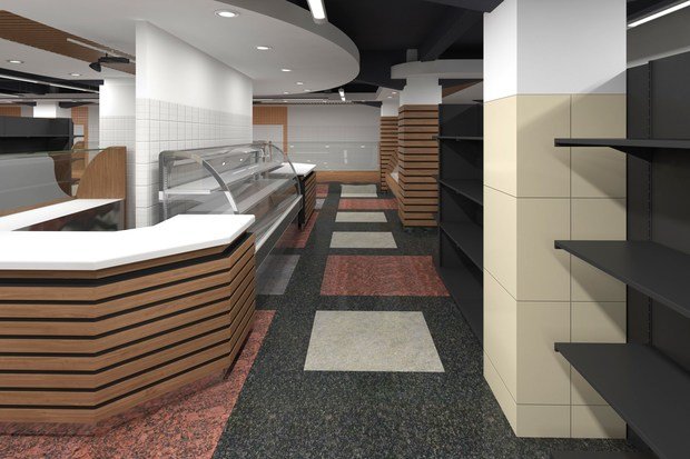 Фото из портфолио Магазин Spar на Павелецком вокзале. – фотографии дизайна интерьеров на INMYROOM