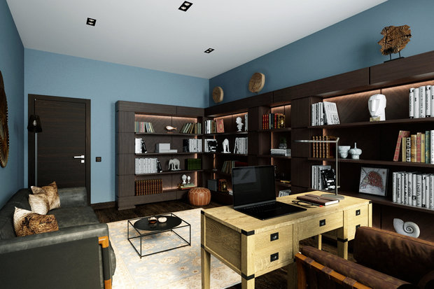 Фото из портфолио Квартира с этническими мотивами – фотографии дизайна интерьеров на INMYROOM