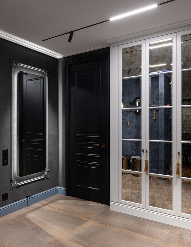 Фотография: Прихожая в стиле Классический, Эклектика, Квартира, Проект дня, Калининград, Кирпичный дом, 2 комнаты, 60-90 метров, минимализм, современный, дизайн интерьера фото – фото на INMYROOM