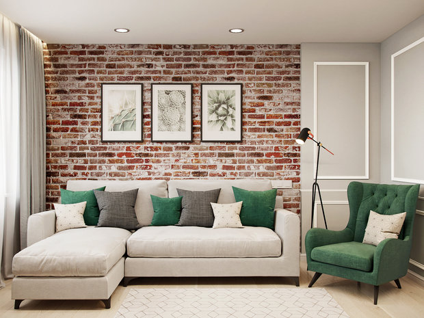 Фото из портфолио Гостиная "Танго вдвоем" – фотографии дизайна интерьеров на INMYROOM