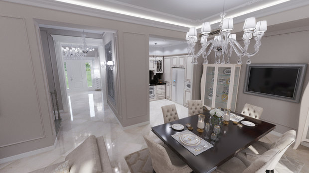 Фото из портфолио Таунхаус Парк Авеню – фотографии дизайна интерьеров на INMYROOM