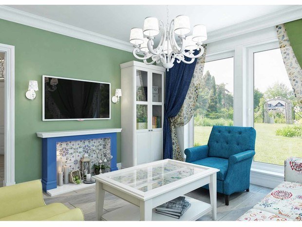 Фото из портфолио "Дом с видом на счастье". Проект дома 120 кв.м.  – фотографии дизайна интерьеров на INMYROOM