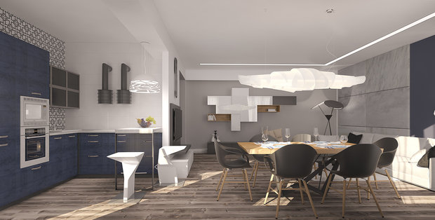 Фото из портфолио Театральный ЖК – фотографии дизайна интерьеров на INMYROOM