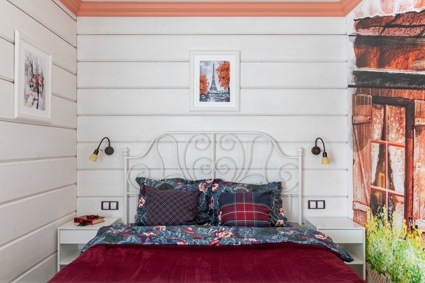 Фотография: Спальня в стиле Прованс и Кантри, Современный, Дом, Проект недели, Санкт-Петербург, Дом и дача, 4 и больше, Более 90 метров, Евгения Попова – фото на INMYROOM