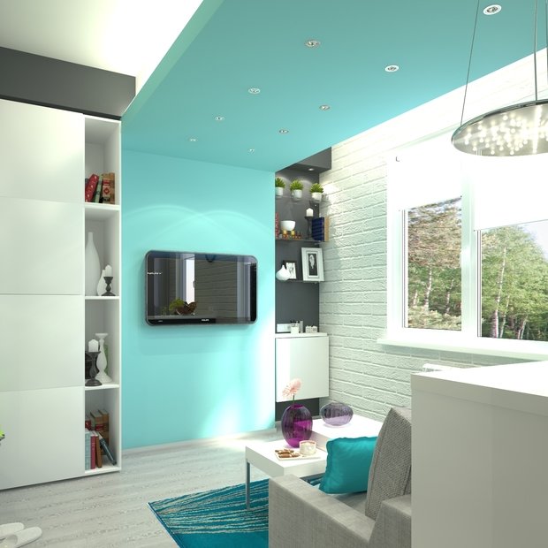 Фото из портфолио Квартира 30 квадратных метров в Сочи – фотографии дизайна интерьеров на INMYROOM