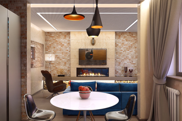 Фото из портфолио в стиле Гранж – фотографии дизайна интерьеров на INMYROOM