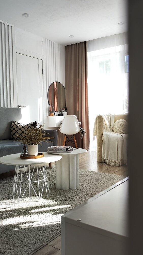 Фотография: в стиле , Ремонт на практике, Хрущевка, 2 комнаты, 40-60 метров – фото на INMYROOM Фотография: в стиле , Ремонт на практике, Хрущевка, 2 комнаты, 40-60 метров – фото на INMYROOM