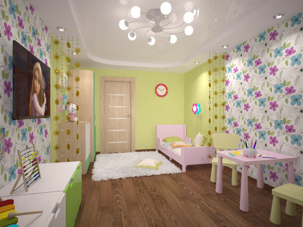 Фото из портфолио Детская 17 кв.м. в Санки-Перербурге – фотографии дизайна интерьеров на INMYROOM