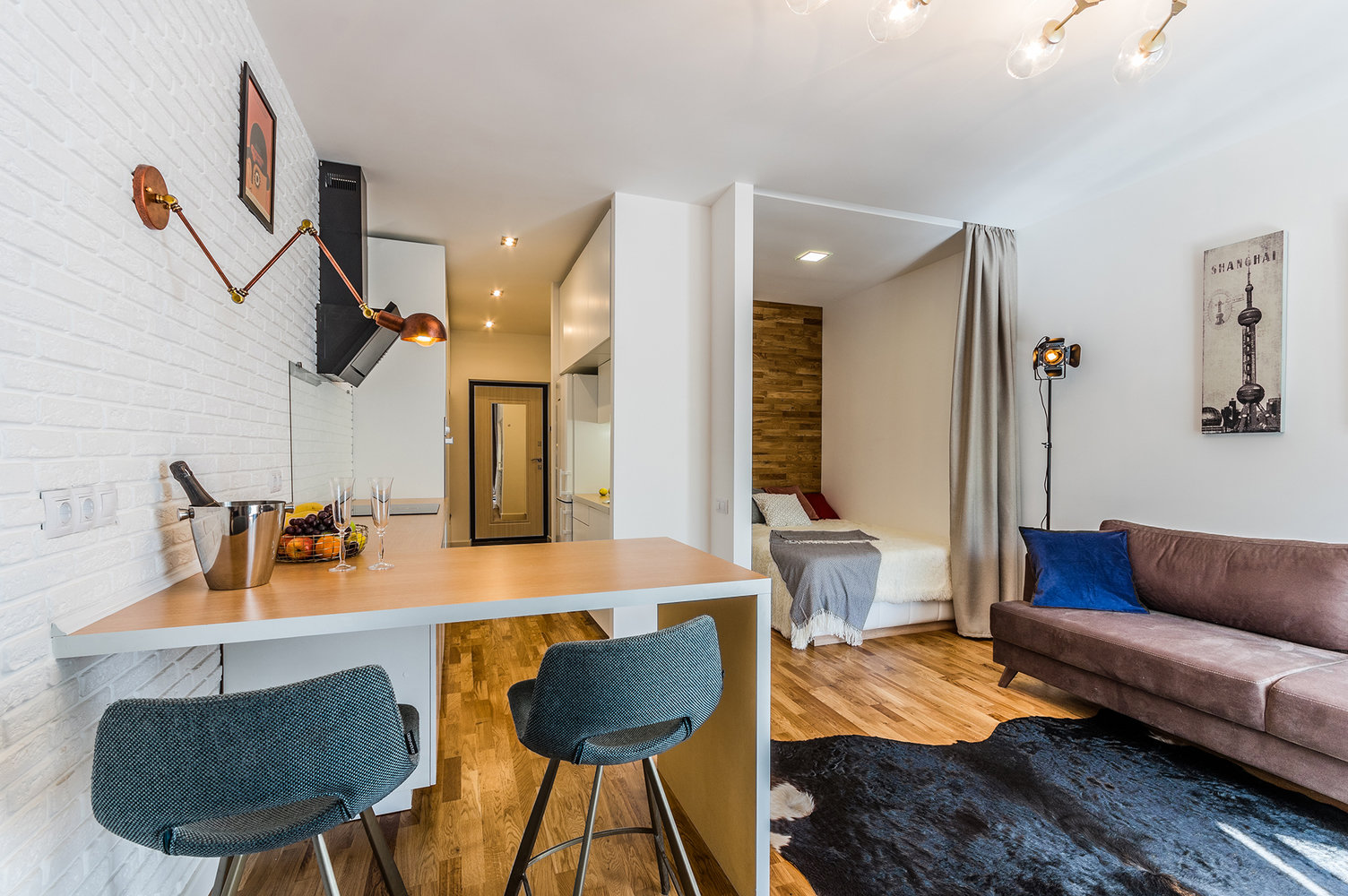 Фотография: Гостиная в стиле Скандинавский, Современный, Квартира, Студия, Проект недели, до 40 метров, Маргарита Фомина, Люберецкий район – фото на INMYROOM Фотография: Гостиная в стиле Скандинавский, Современный, Квартира, Студия, Проект недели, до 40 метров, Маргарита Фомина, Люберецкий район – фото на INMYROOM