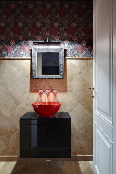 Фотография: Ванная в стиле Современный, Классический, Эклектика, Квартира, Дома и квартиры – фото на INMYROOM