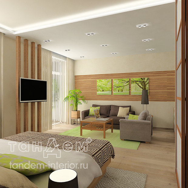 Фото из портфолио Солнечная квартира – фотографии дизайна интерьеров на INMYROOM