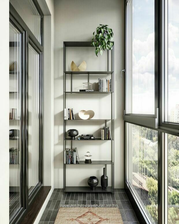 Фотография: Балкон в стиле Лофт, Современный, Эклектика, Квартира, Проект дня, Санкт-Петербург, 2 комнаты, 40-60 метров, ToTaste.studio – фото на INMYROOM