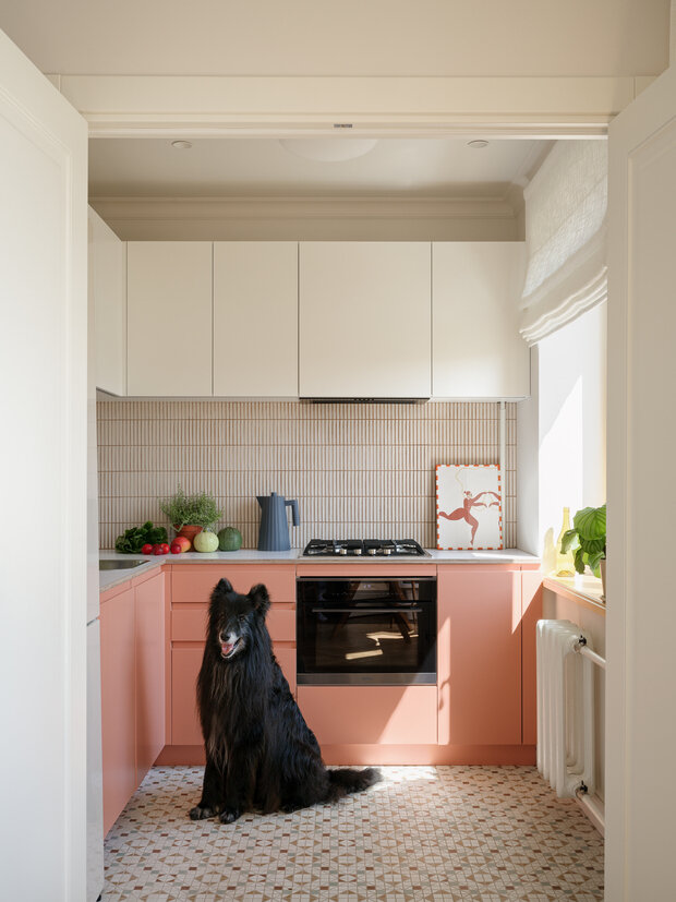 Фотография: Кухня и столовая в стиле Современный, Малогабаритная квартира, Квартира, Проект дня, Москва, Хамовники, Хрущевка, 2 комнаты, 40-60 метров, Анастасия Заркуа – фото на INMYROOM