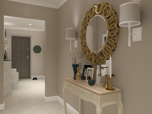 Фото из портфолио Квартира 90 метров – фотографии дизайна интерьеров на INMYROOM