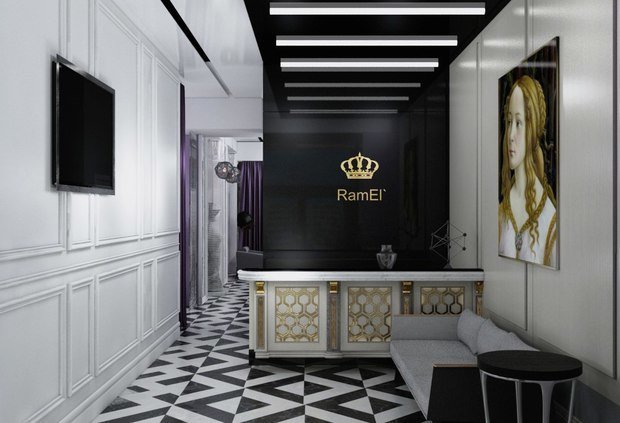 Фото из портфолио Проект салона красоты "RamEL`" в городе Казань по адресу ул. Академика Лаврентьева 11 – фотографии дизайна интерьеров на INMYROOM