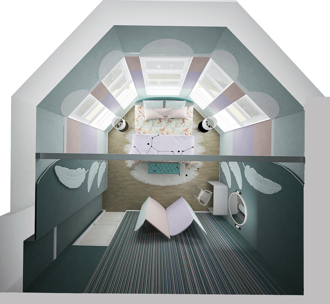 Фотография: Планировки в стиле , Спальня, Современный, Декор интерьера, Виталия Романовская – фото на INMYROOM Фотография: Планировки в стиле , Спальня, Современный, Декор интерьера, Виталия Романовская – фото на INMYROOM