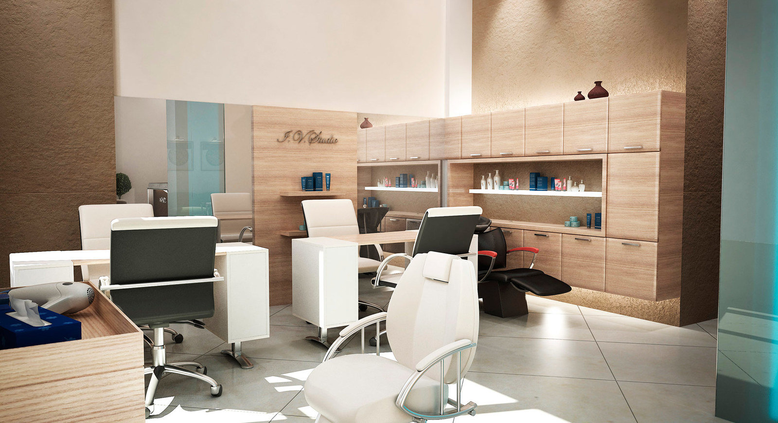 Фото из портфолио Салон красоты “I.V. Studio” – фотографии дизайна интерьеров на INMYROOM Фото из портфолио Салон красоты “I.V. Studio” – фотографии дизайна интерьеров на INMYROOM