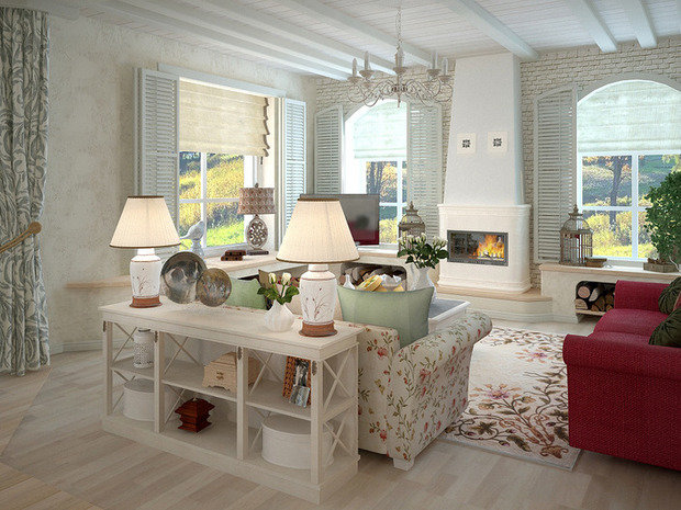 Фото из портфолио Стиль кантри в оформлении квартиры – фотографии дизайна интерьеров на INMYROOM