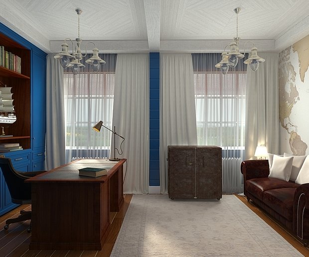 Фото из портфолио Загородный дом оформленный в стиле современной классики – фотографии дизайна интерьеров на INMYROOM