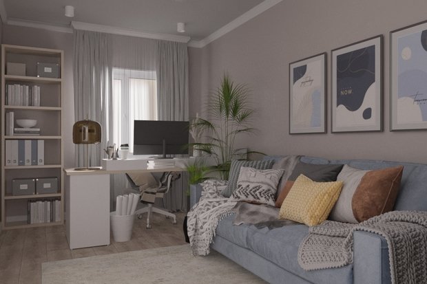 Фото из портфолио Кабинет в современном стиле – фотографии дизайна интерьеров на INMYROOM