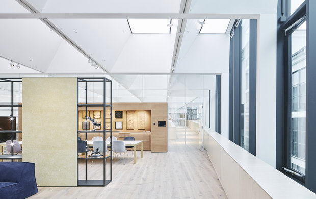 Офис Gläserne Kassettendecke Manufaktur в Осло. Дизайн: Snøhetta