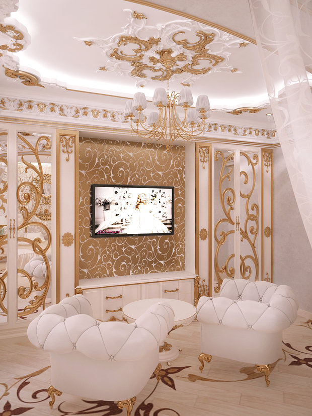 Фото из портфолио Пышное убранство – фотографии дизайна интерьеров на INMYROOM