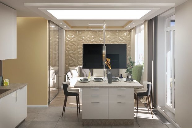 Фото из портфолио 88 м² г. Москва – фотографии дизайна интерьеров на INMYROOM
