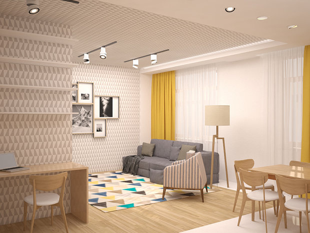 Фото из портфолио В традициях скандинавского дизайна – фотографии дизайна интерьеров на INMYROOM