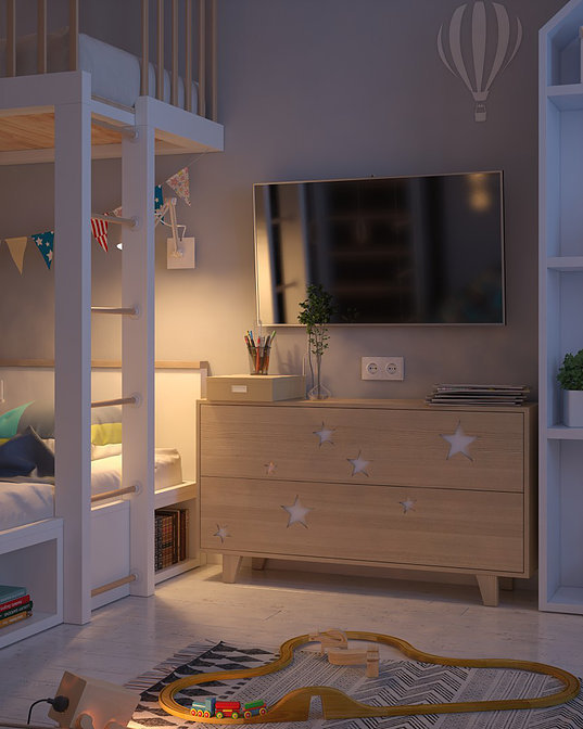 Фото из портфолио 3-к квартира, 105 м2 – фотографии дизайна интерьеров на INMYROOM