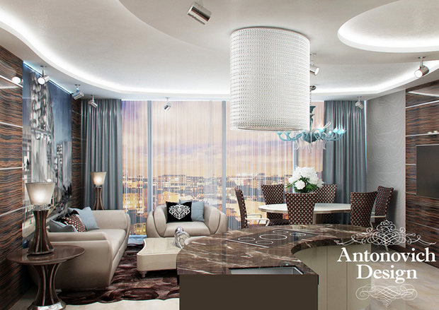 Фото из портфолио Современный стиль в интерьере от студии ANTONOVICH DESIGN – фотографии дизайна интерьеров на InMyRoom.ru