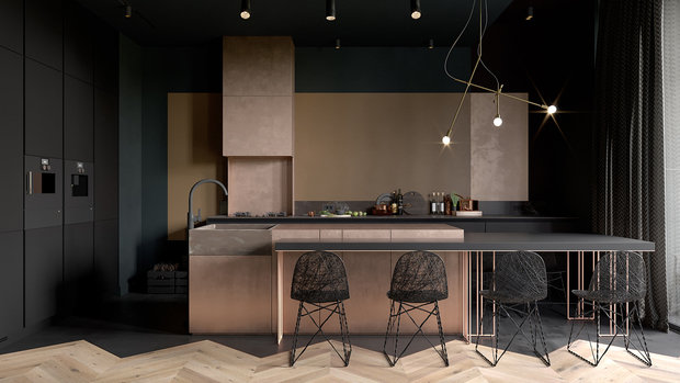 Фото из портфолио Copper Field – фотографии дизайна интерьеров на INMYROOM