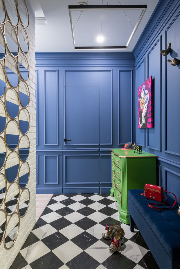 Фотография: Прихожая в стиле Современный, Эклектика, Квартира, Проект недели, Москва, 3 комнаты, 60-90 метров, Татьяна Архипова – фото на INMYROOM