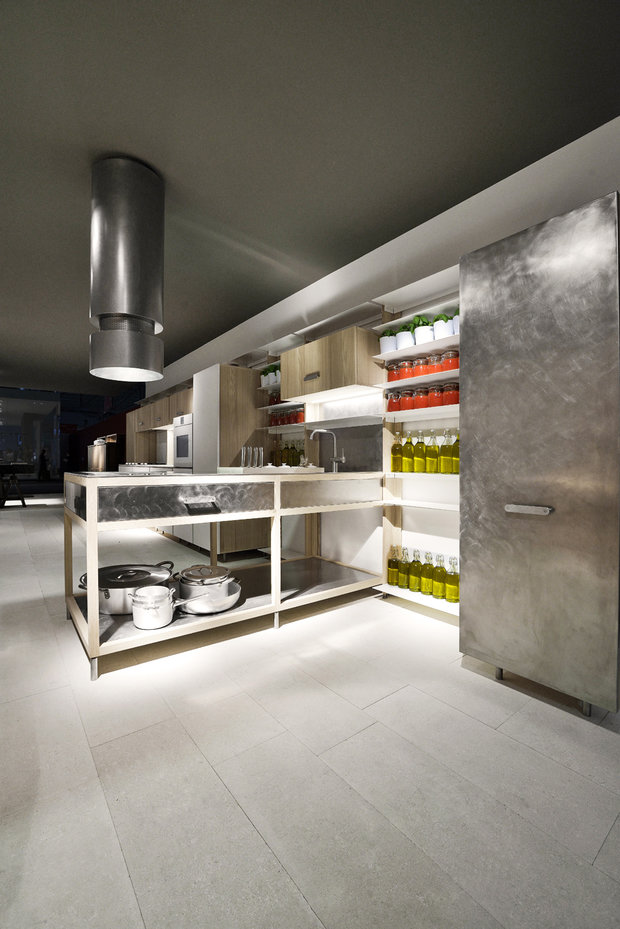 Фотография: Кухня и столовая в стиле Лофт, Интерьер комнат – фото на InMyRoom.ru