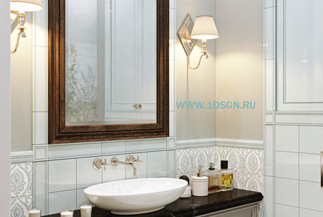 Дизайн интерьера Санузла в коттедже г.Курск