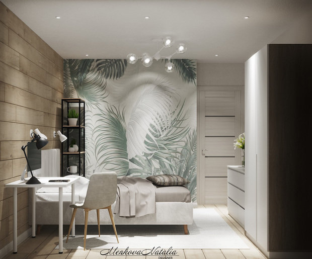 Фото из портфолио Спальня 10,22 м2 – фотографии дизайна интерьеров на INMYROOM